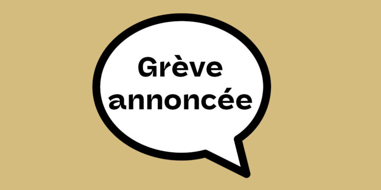 Grève annoncée
